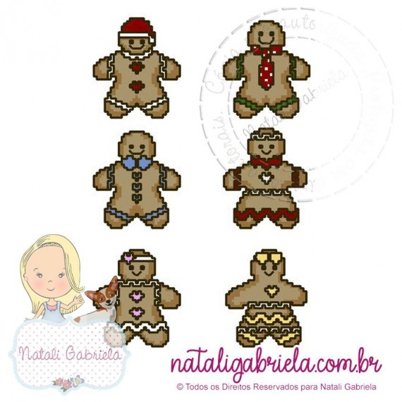 Coleção Gingerbread PXNG1