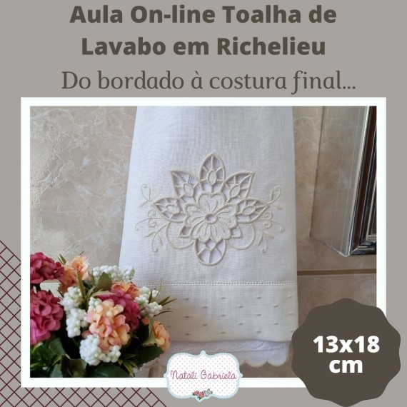 Curso Toalha de Linho e Richelieu