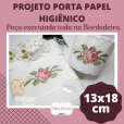 Projeto Porta Papel Higiênico Bordado