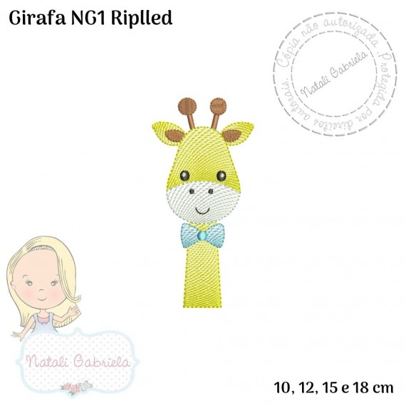 Girafinha com gravata NG1 - Rippled