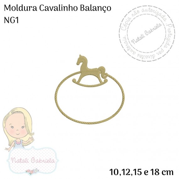 Moldura cavalinho de balanço NG1 - Aplique