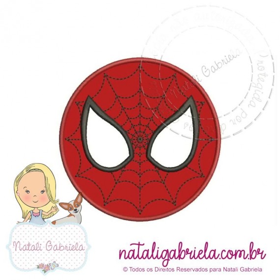 Matriz de Bordado Homem Aranha NG1 - 12cm