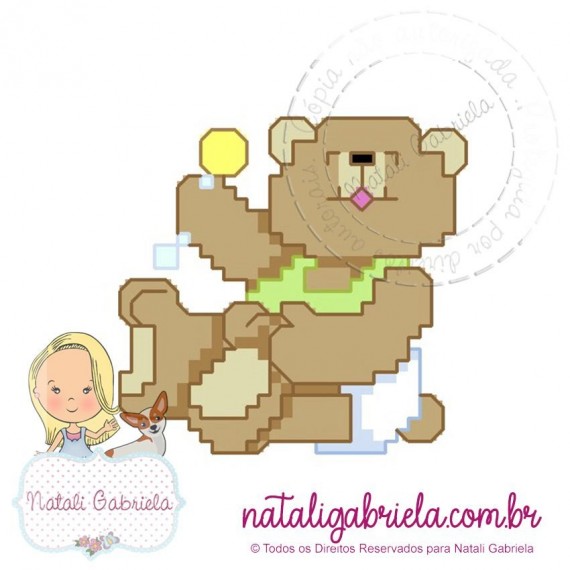 Matriz de Bordado Urso Baby PXNG1