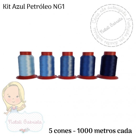 Kit Linhas Zenith Azul Petróleo NG1