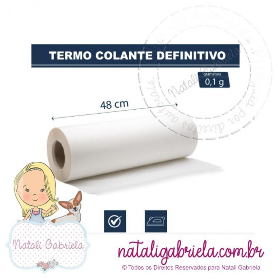 Papel Termocolante Definitivo para Patchwork - METRO