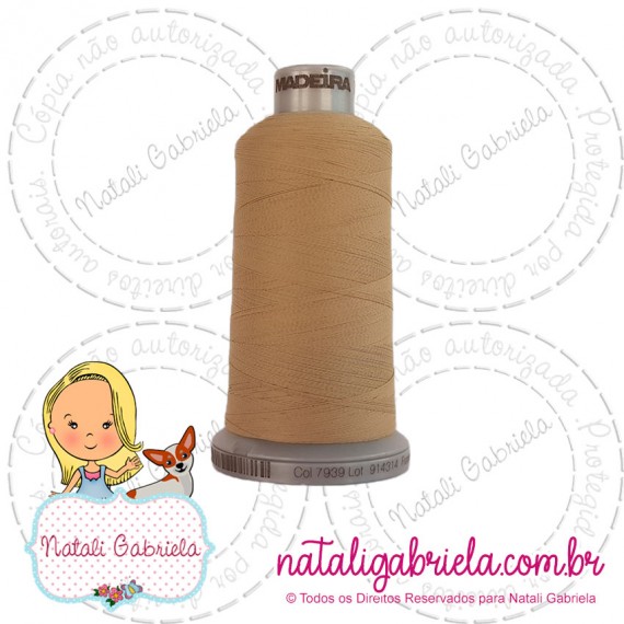 Linha Madeira Fosca 1000 metros NUDE 7939